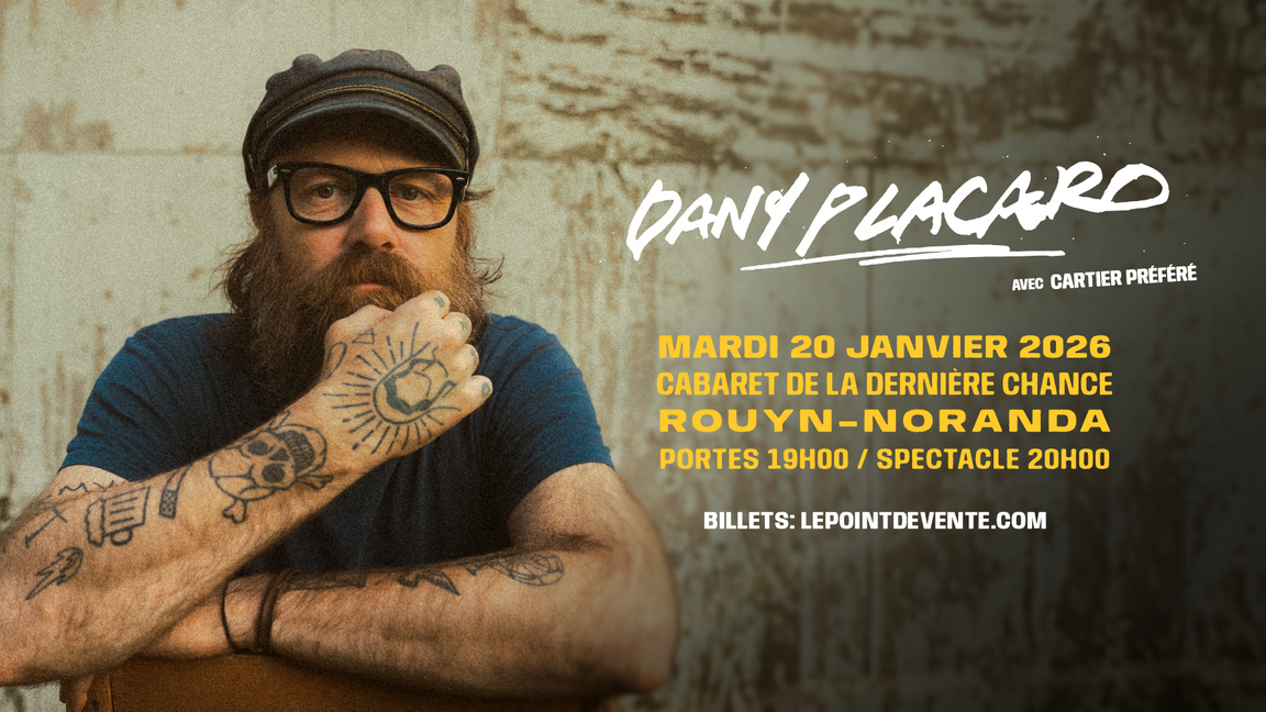 Dany Placard avec Cartier Préféré