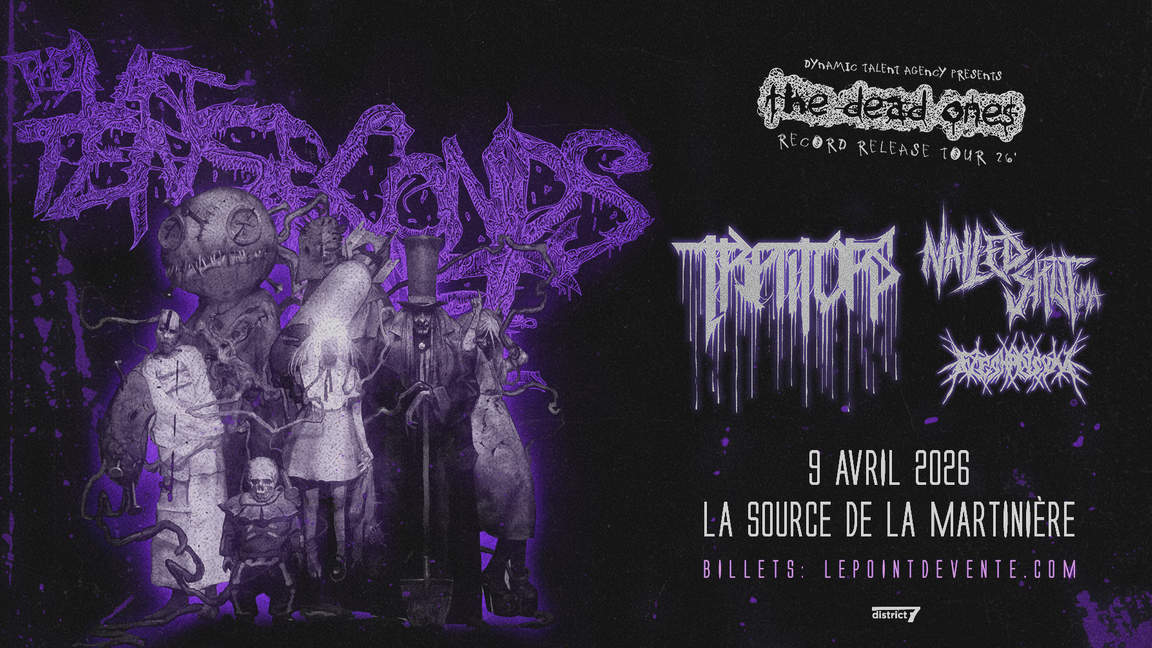 THE LAST TEN SECONDS OF LIFE avec Traitors, Nailed Shut MA et Flesh Prison