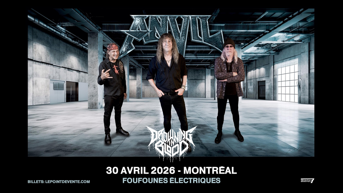 Anvil avec Drowning in Blood