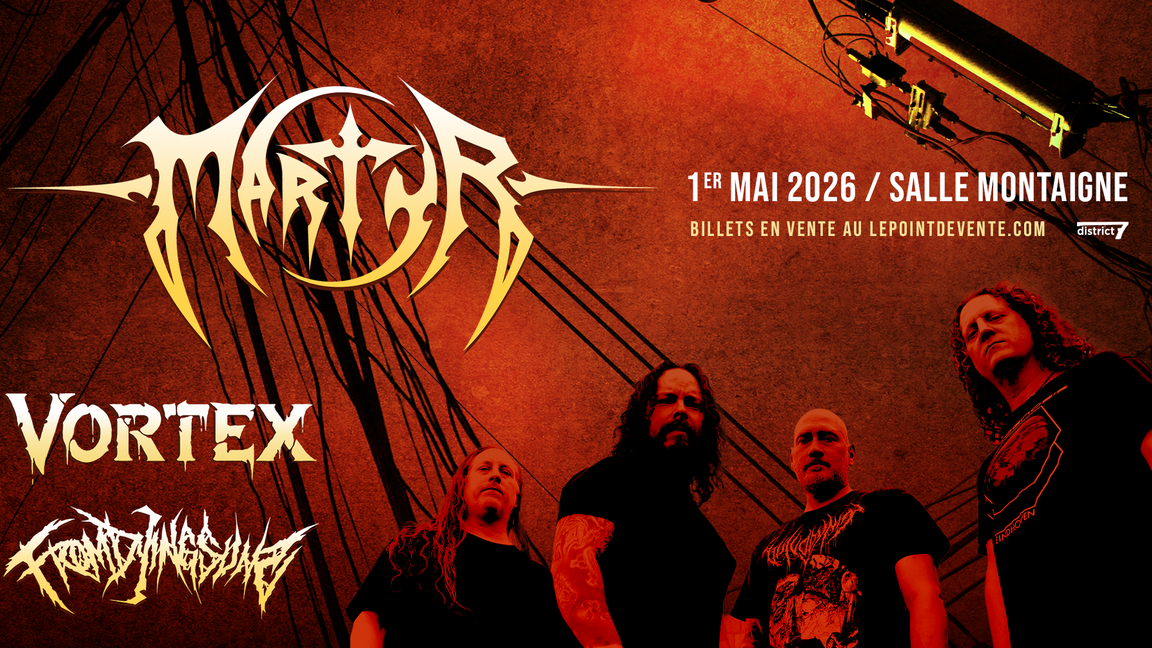 MARTYR avec VORTEX et FROM DYING SUNS
