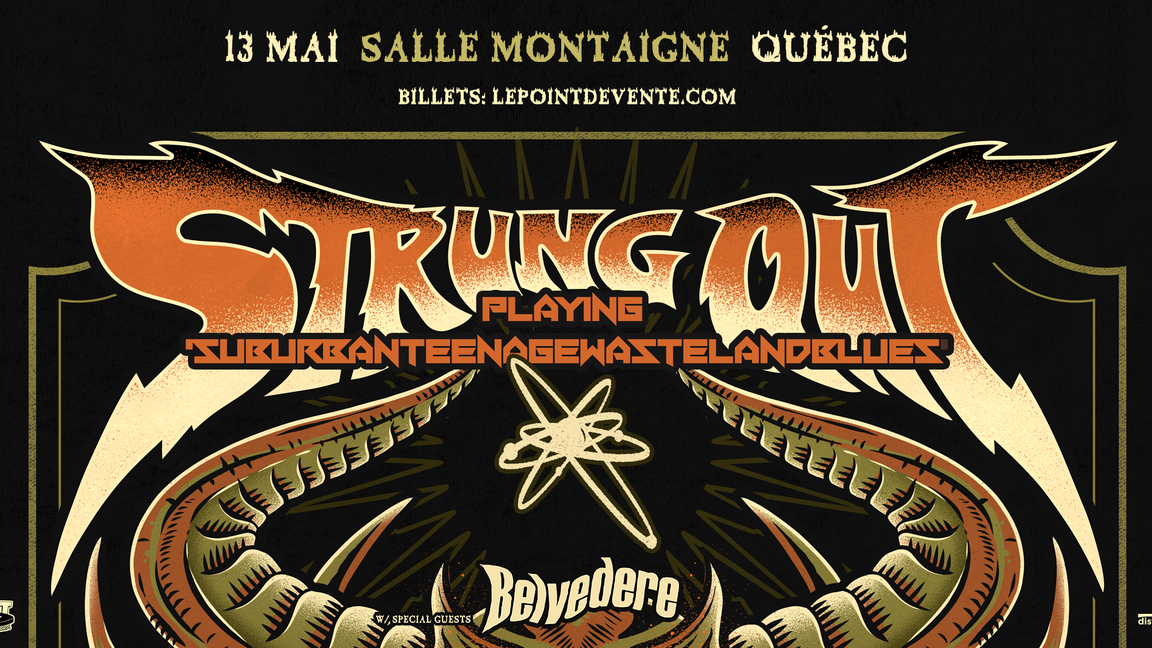 STRUNG OUT performant Suburban Teenage Wasteland Blues dans son entièreté avec Belvedere