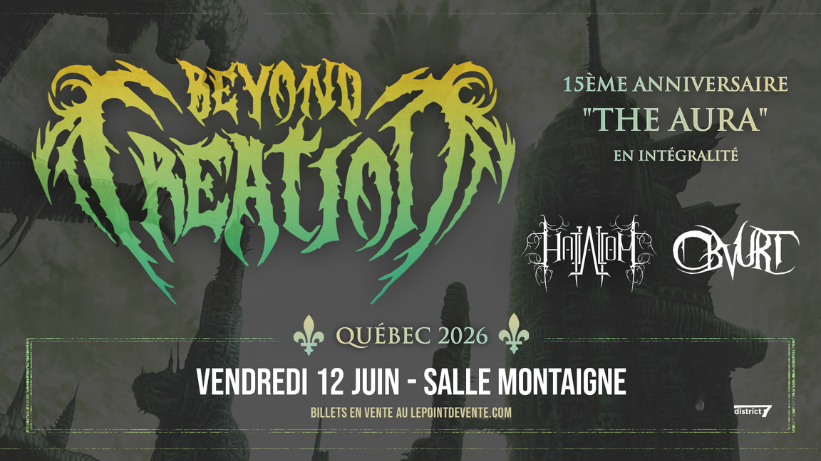 Beyond Creation - 15ème anniversaire "The Aura" en intégralité avec Hatalom et Obvurt