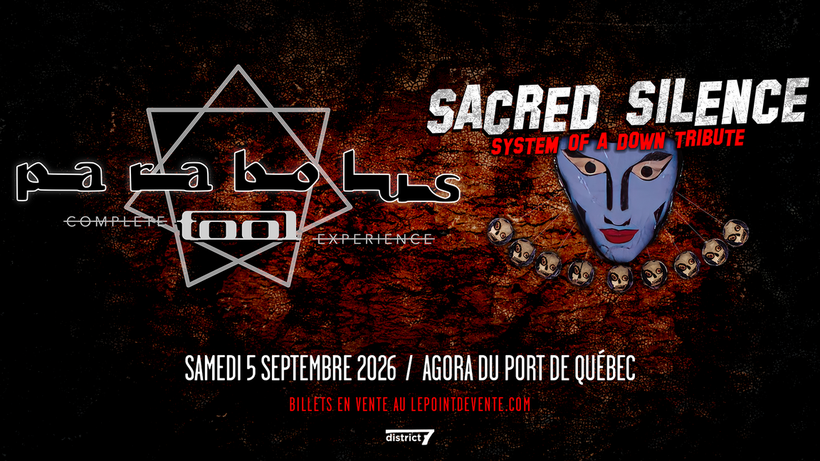 Parabolus - Complete Tool Experience et Sacred Silence - hommage à System of a Down