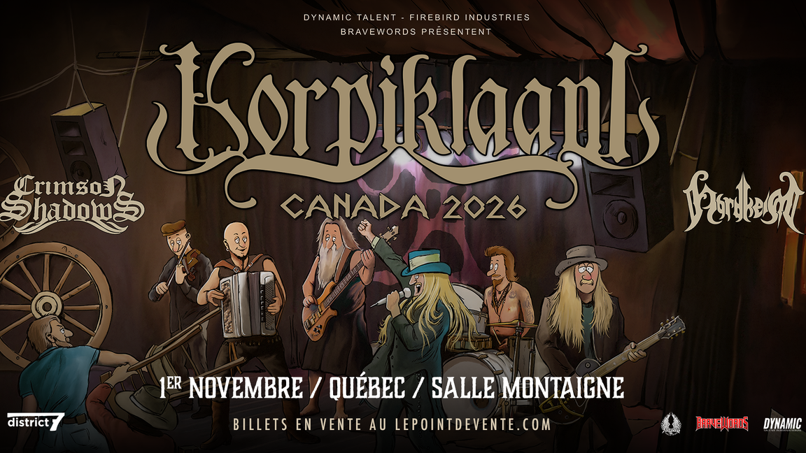 Korpiklaani avec Crimson Shadows et Nordheim