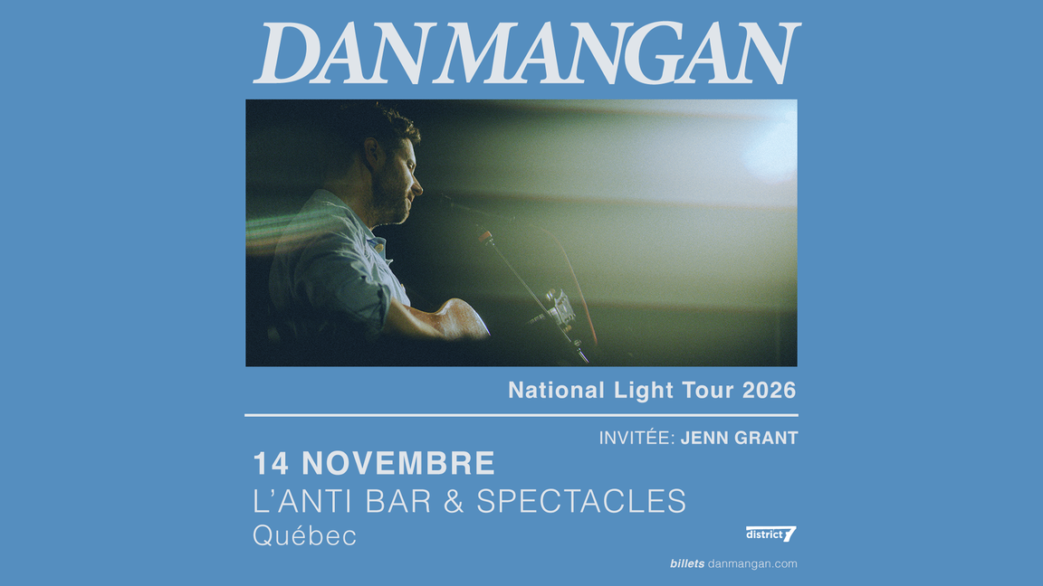 Dan Mangan - National Light Tour 2026 (avec Jenn Grant)