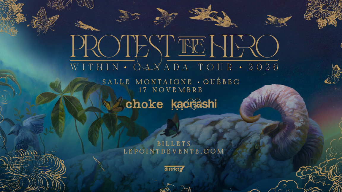 Protest The Hero avec CHOKE et KAONASHI