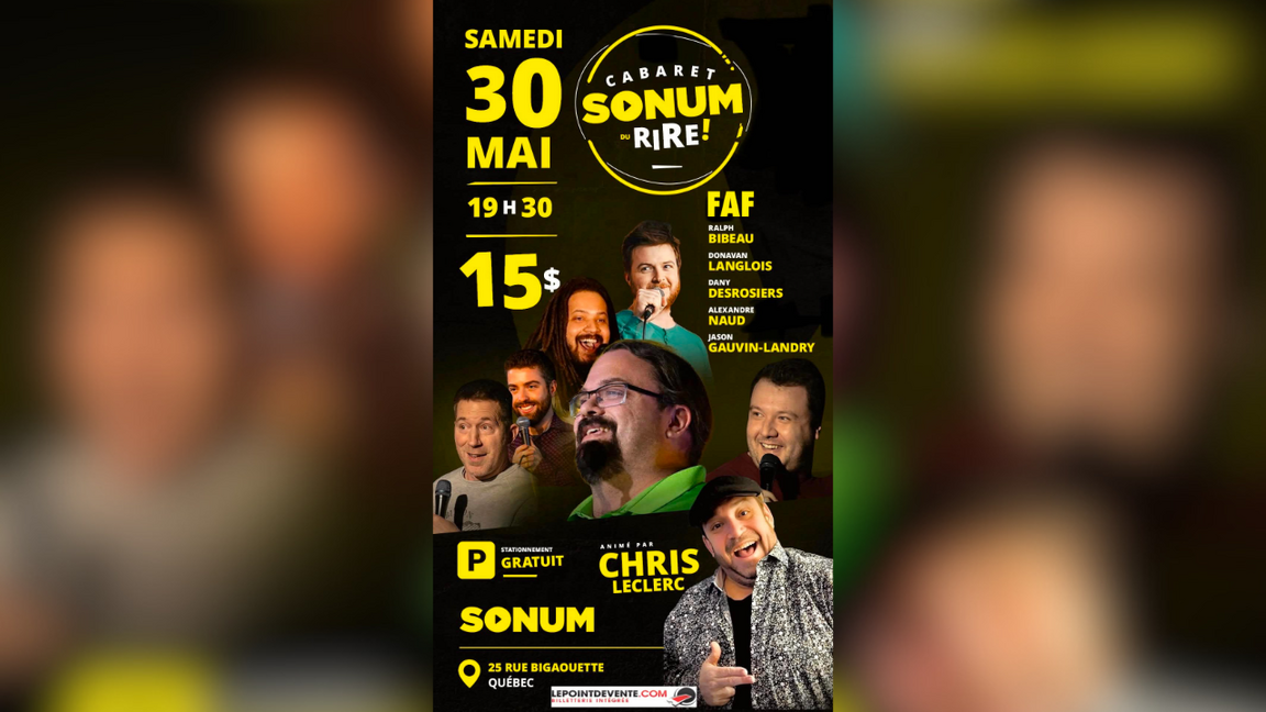 Cabaret Sonum Du Rire