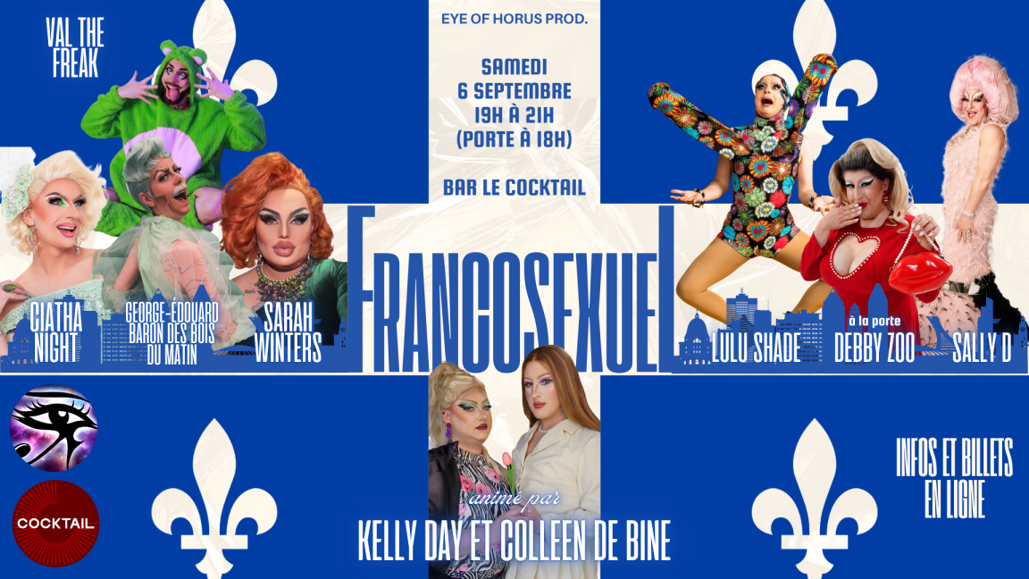 Francosexuel - Spectacle d'humour et de drag francophone