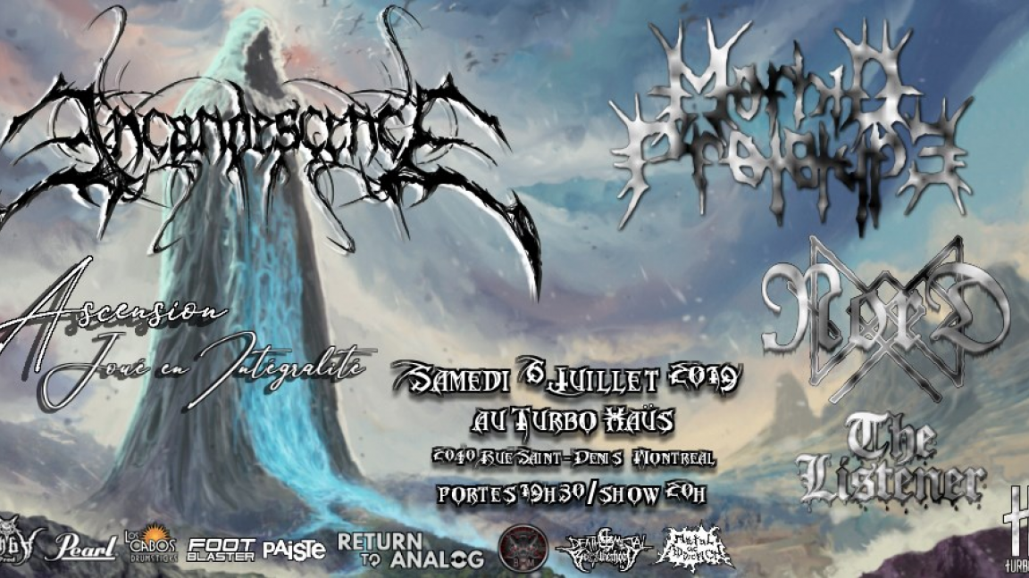 Incandescence, Morbid Prototype, Nord & The Listener