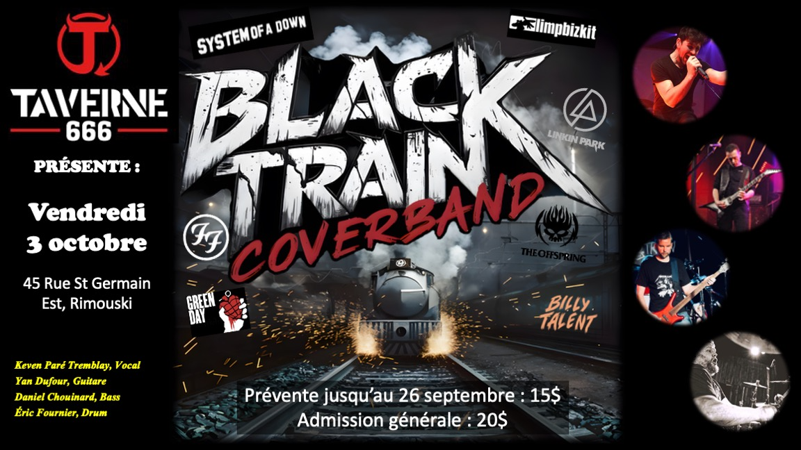 Black Train Coverband à la Taverne 666