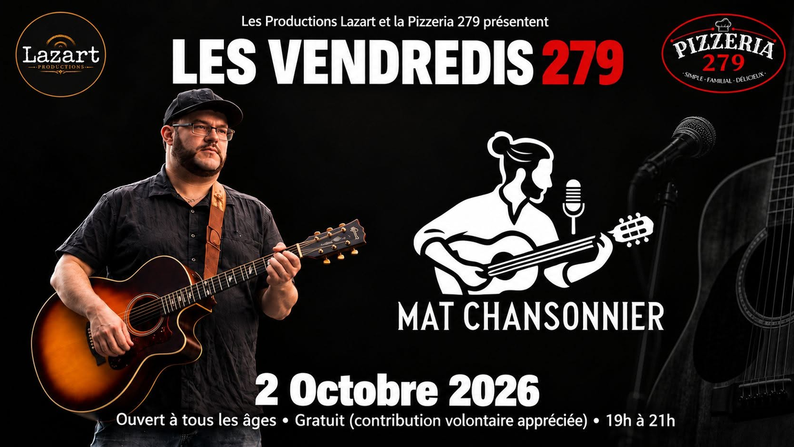 MAT CHANSONNIER - VENDREDIS 279