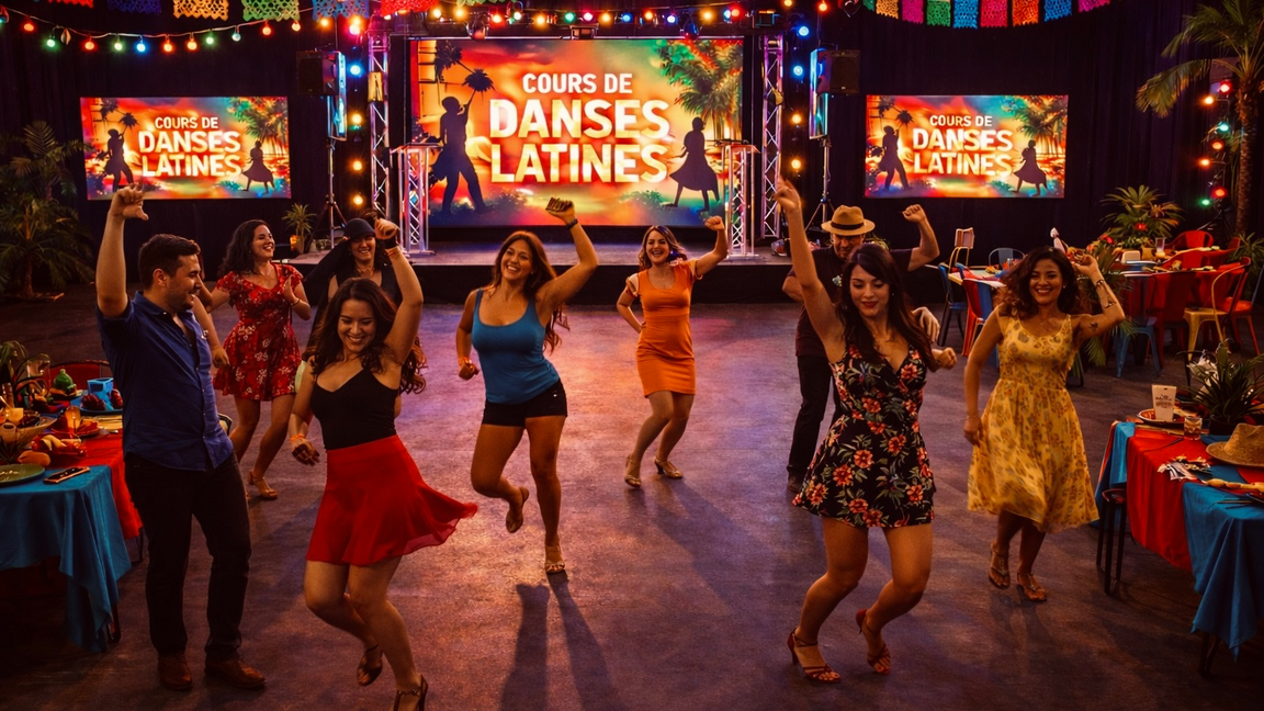 Cours de danses latines