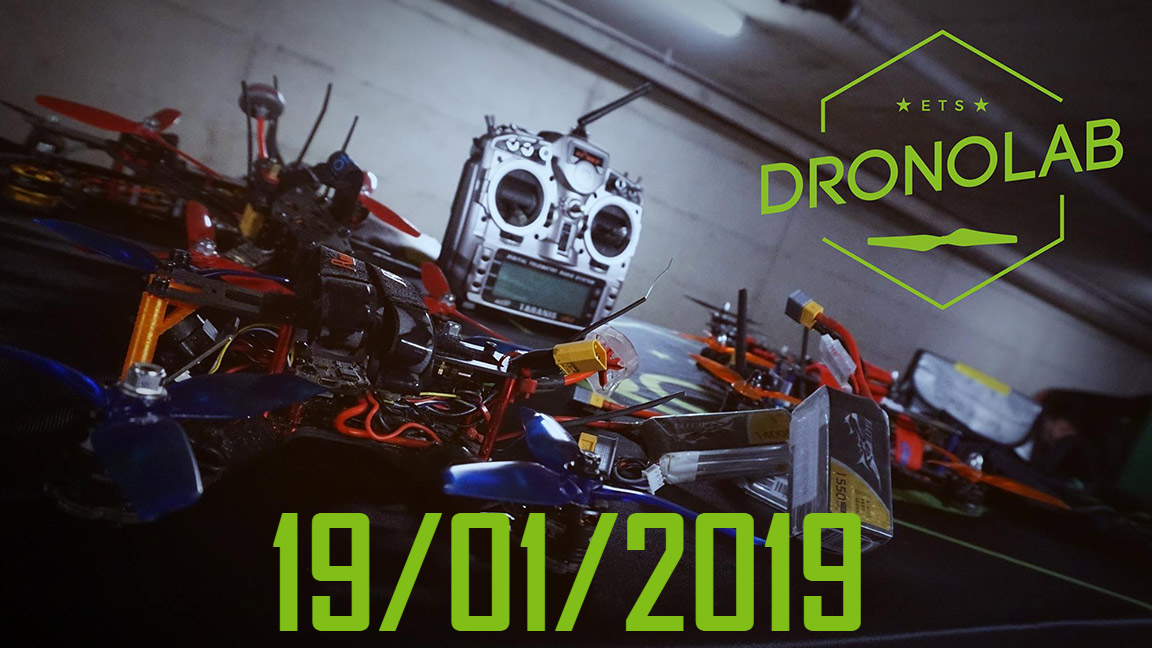 FPV race ÉTS 2019 (January 19th, 2019)