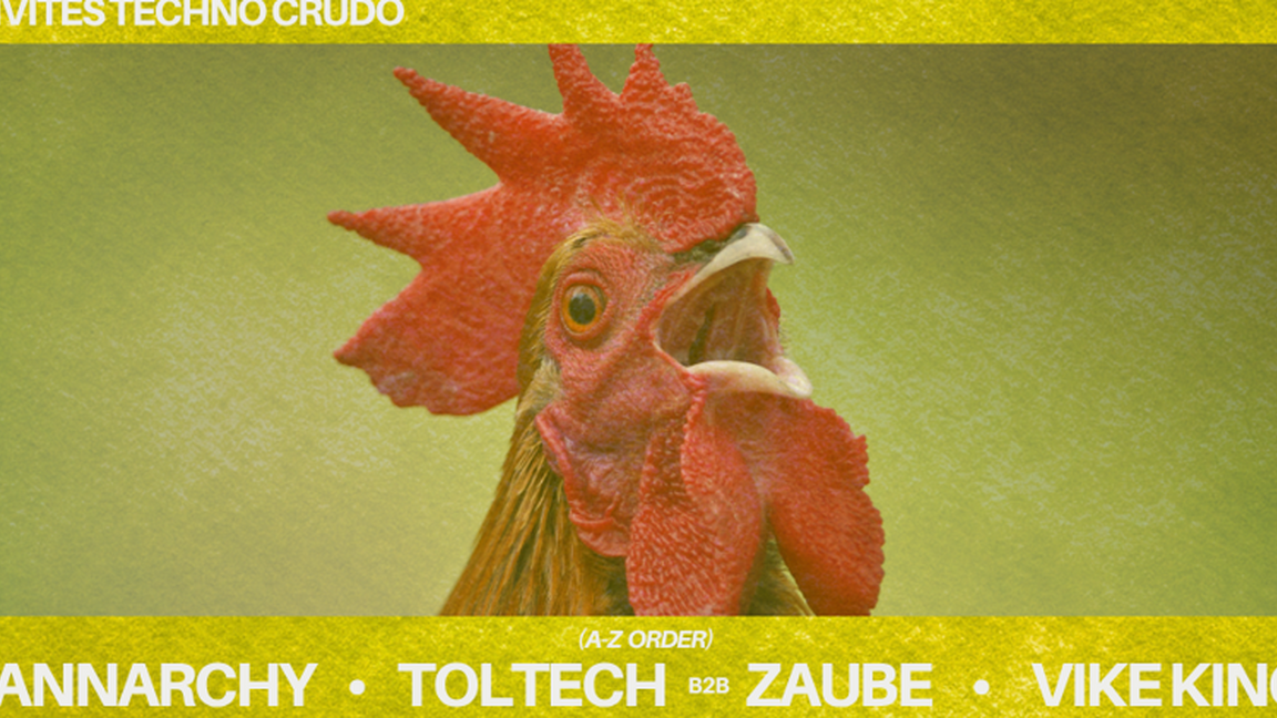 Down2Techno invites Techno Crudo: Sannarchy, Toltech, b2b Zaube, Vike King