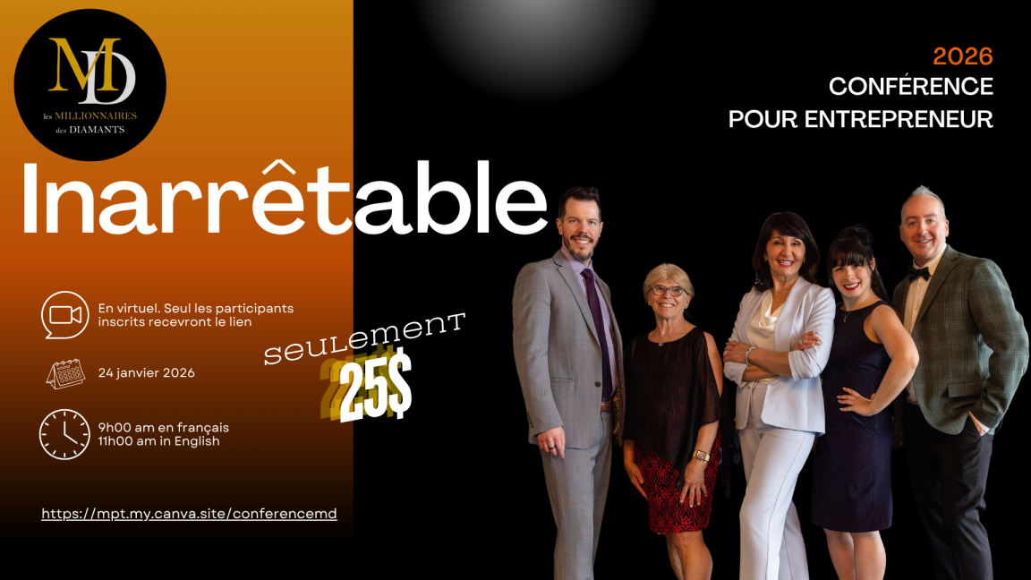 Inarrêtable - Conférence Les Millionnaires des Diamants