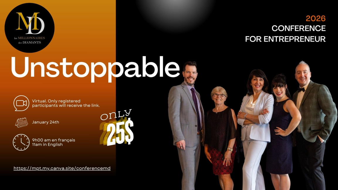Unstoppable - Conference Les Millionnaires des Diamants