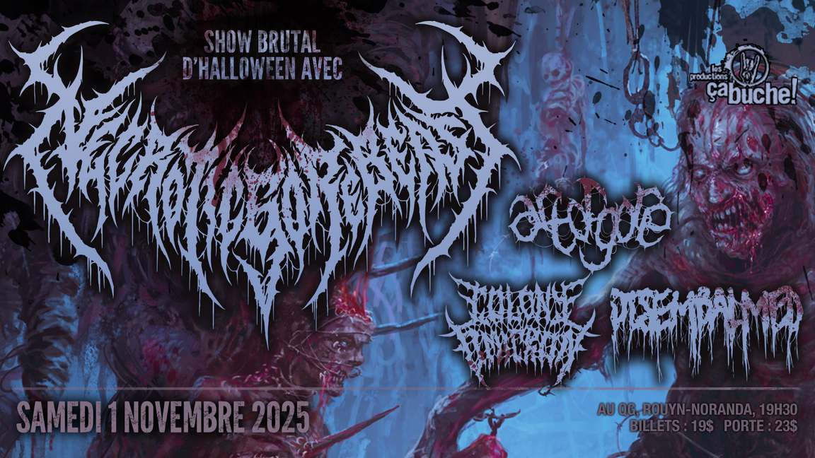 NecroticGoreBeast, Art of gore, Colony Omicron & Disembalmed