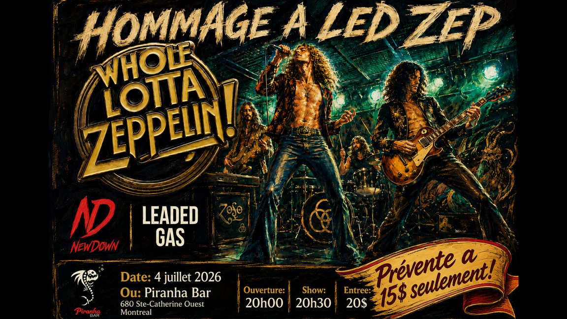 Led Zep - New Down - Leaded Gas
