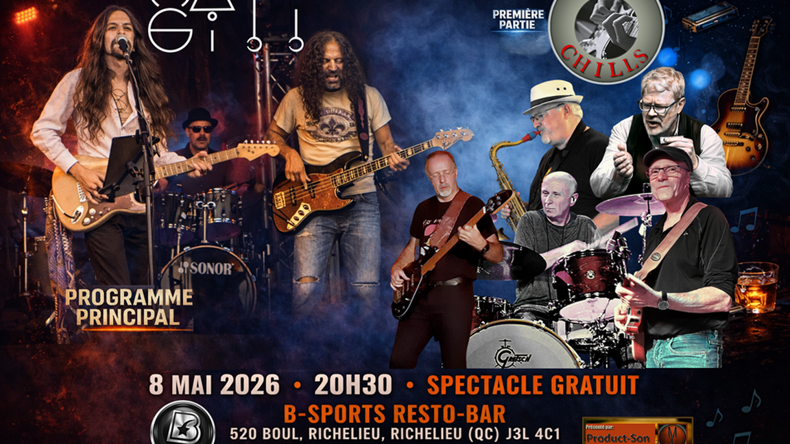 Matt Gibb et The Chills au B-Sports (GRATUIT)