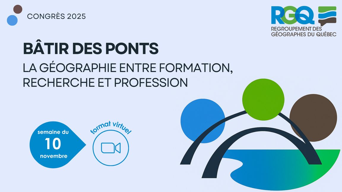 Bâtir des ponts : la géographie entre formation, recherche et profession
