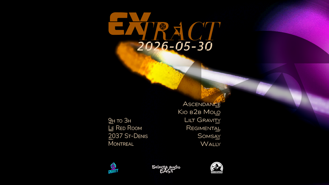 EXtract - Hardsteppers hosts Selecta Audio East x Planet Gravity HFX