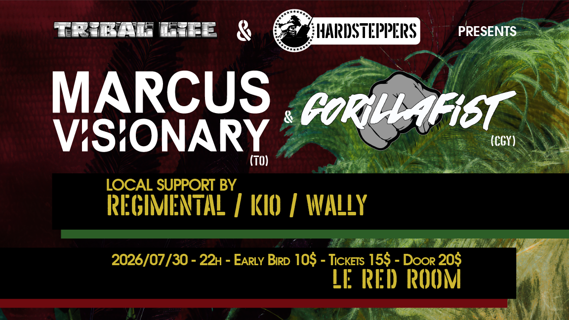 Hardsteppers presents: Marcus Visionary & GorillaFist