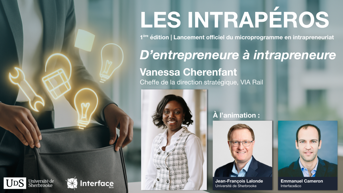 LES INTRAPÉROS – 1ère édition | D’entrepreneure à intrapreneure : le parcours de Vanessa Cherenfant