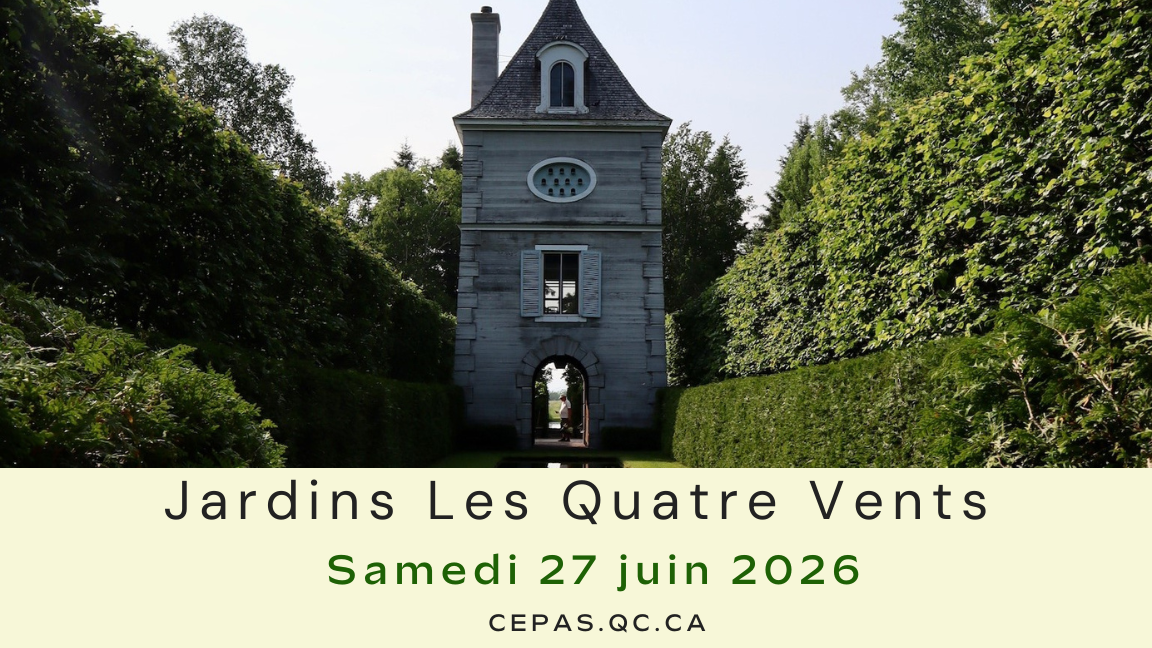 (PRÉVENTE CHARLEVOISIENS) Visites guidées - Les jardins Les Quatre Vents