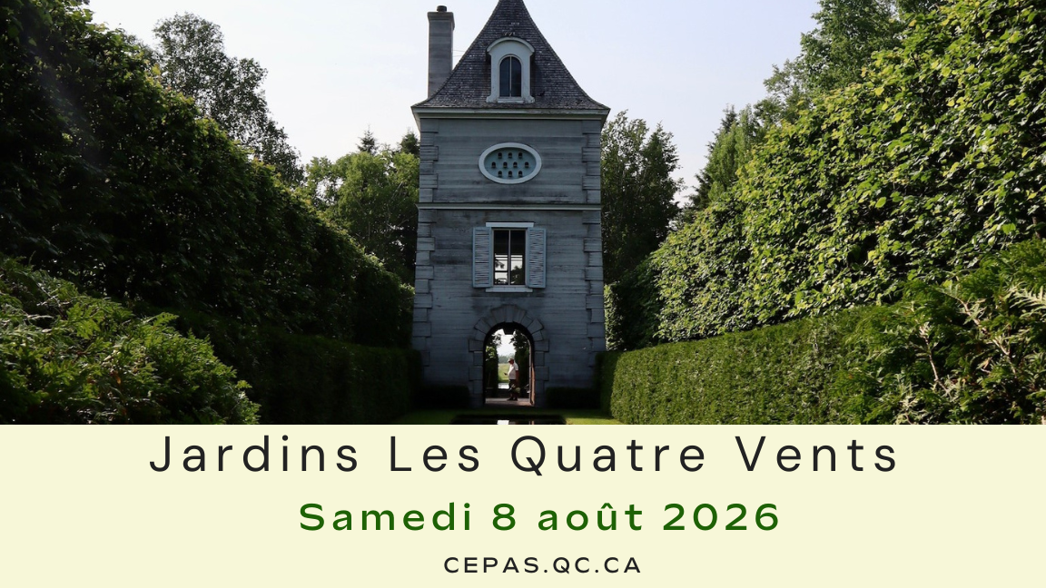 (PRÉVENTE CHARLEVOISIENS) Visites guidées - Les jardins Les Quatre Vents