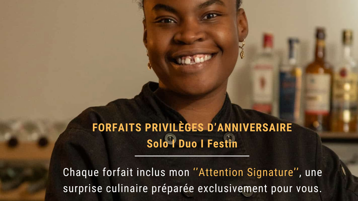 L'expérience Signature : Cheffe Marie F