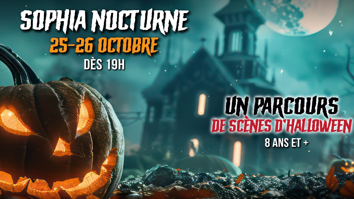 Espace Sophia présente PARCOURS IMMERSIF HALLOWEEN 25 octobre 2024 espace Sophia, SteSophie