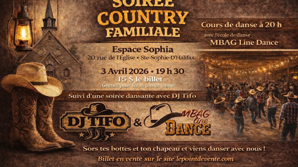 SOIRÉE COUNTRY FAMILIALE
