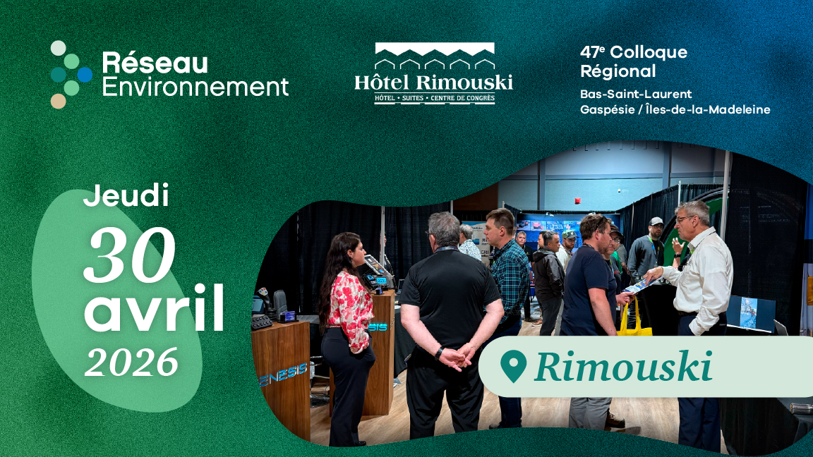 47e Colloque régional BSLGIM - Réseau Environnement à Rimouski