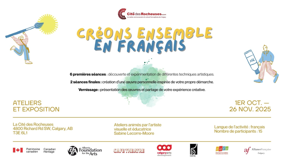 Créons ensemble en français : Ateliers et exposition 1er octobre - 26 novembre
