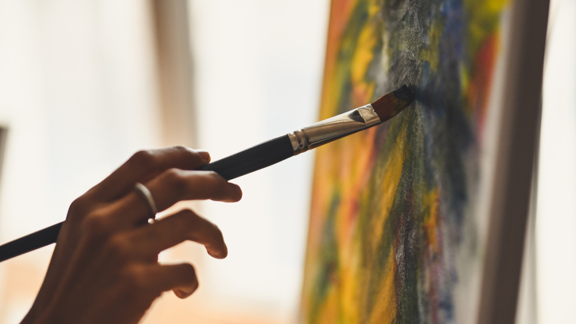 Atelier de peinture acrylique