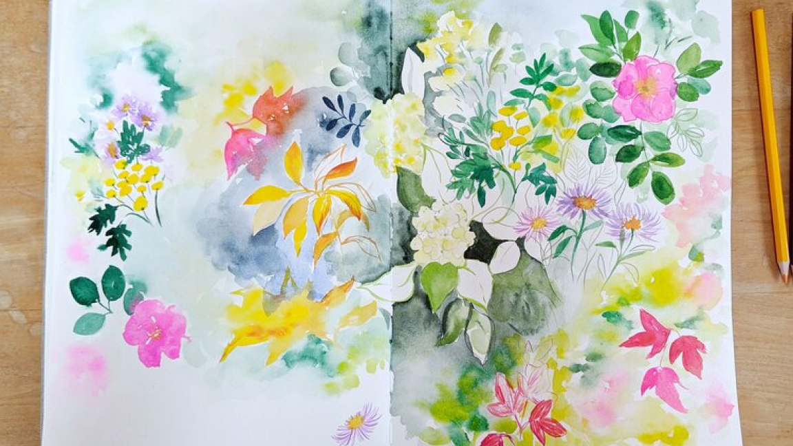 Atelier d’aquarelle en continu : Couleurs et bien-être