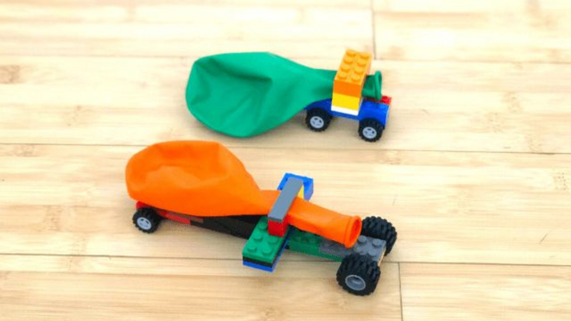 Voitures-ballons en briques LEGO (6 ans et +)