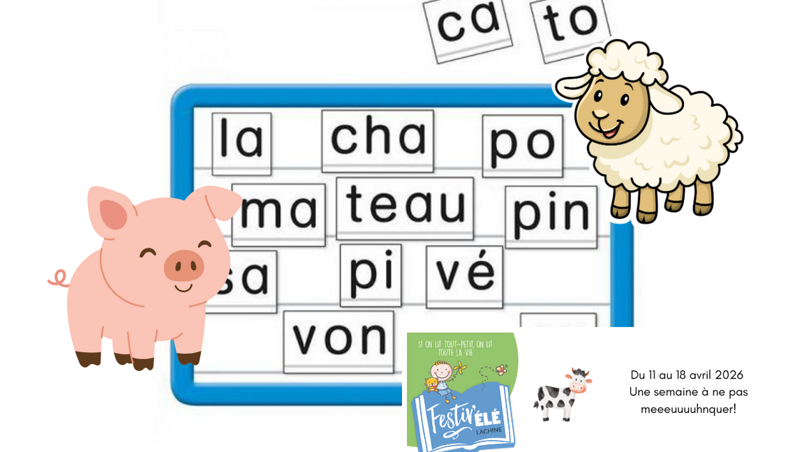 Festiv'ÉLÉ Lachine : Un cochon, un mouton et un sac à sons (3 à 5 ans)