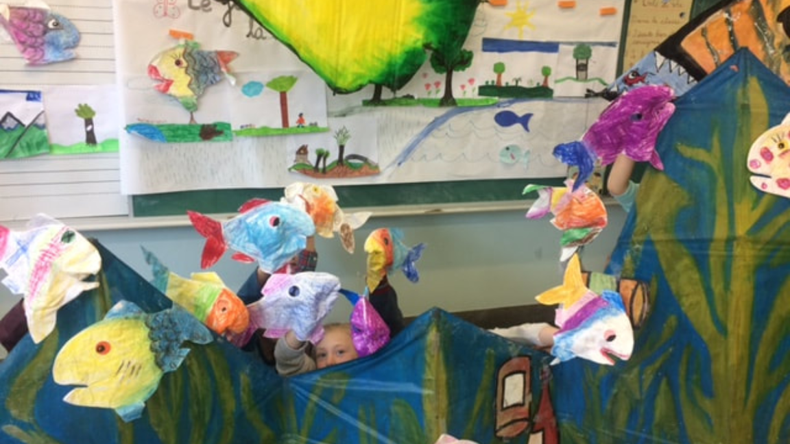 Poissons-marionnettes, avec les Ateliers verts (5 ans et plus)