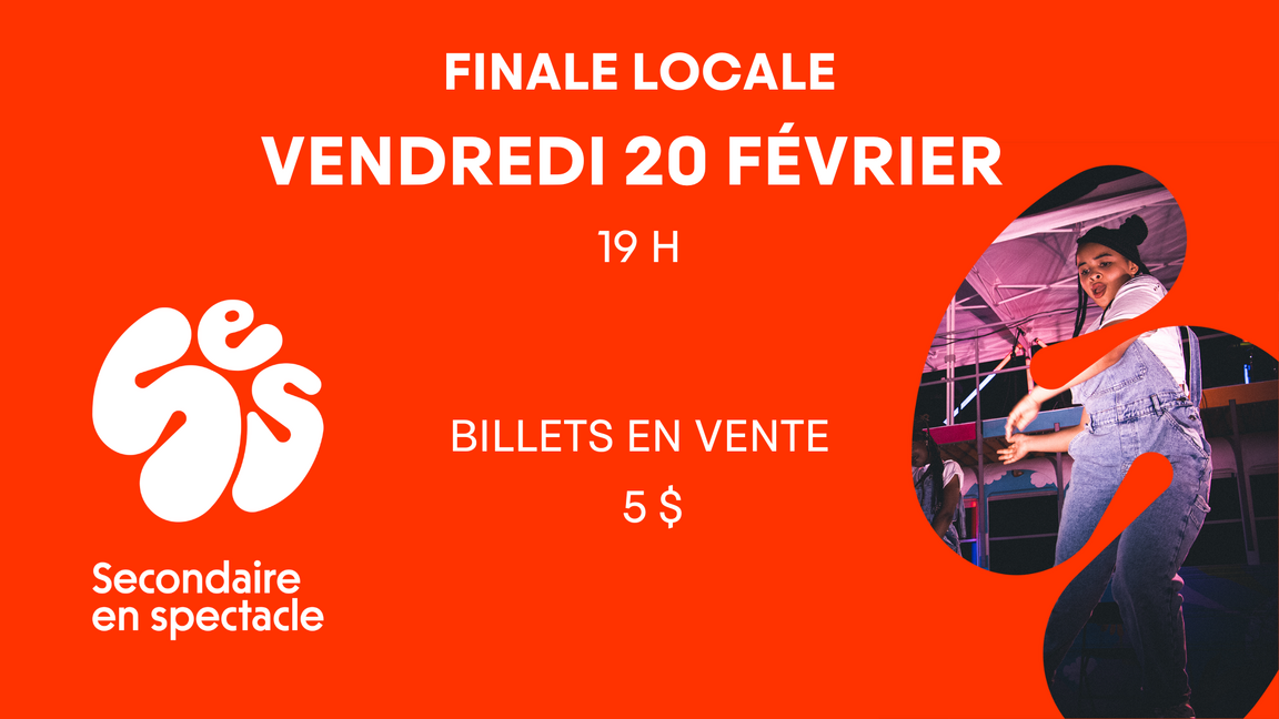 Secondaire en spectacle 2026