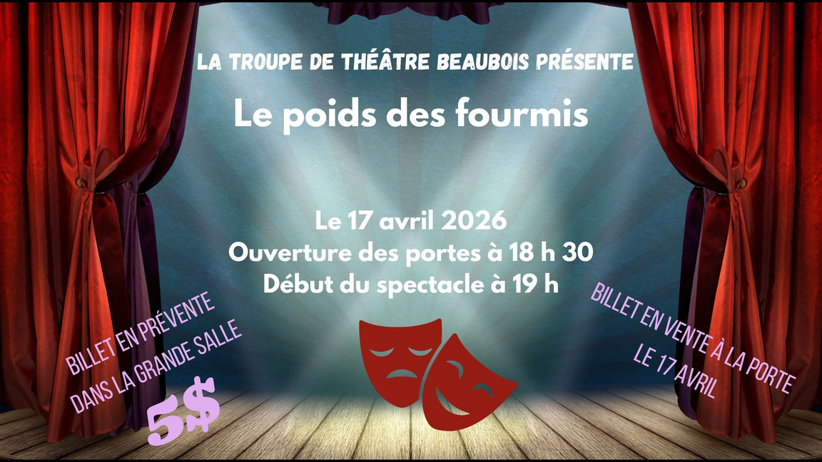 Soirée spectacle de la troupe du Théâtre Beaubois