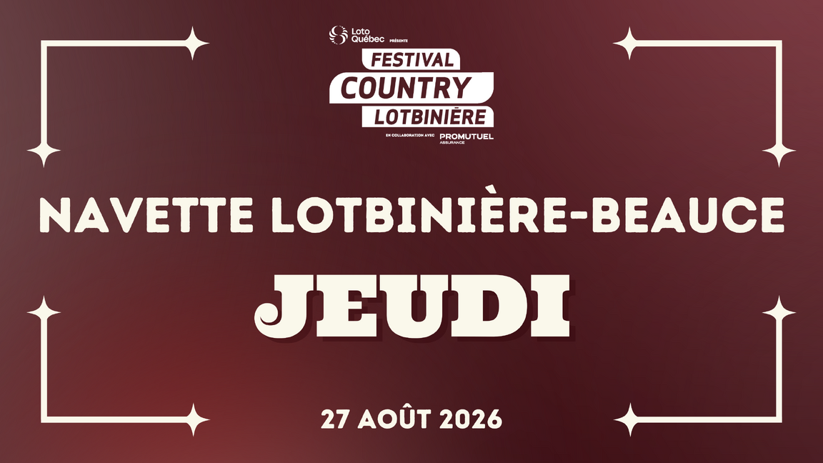 VBUS | Navette Lotbinière-Beauce | JEUDI