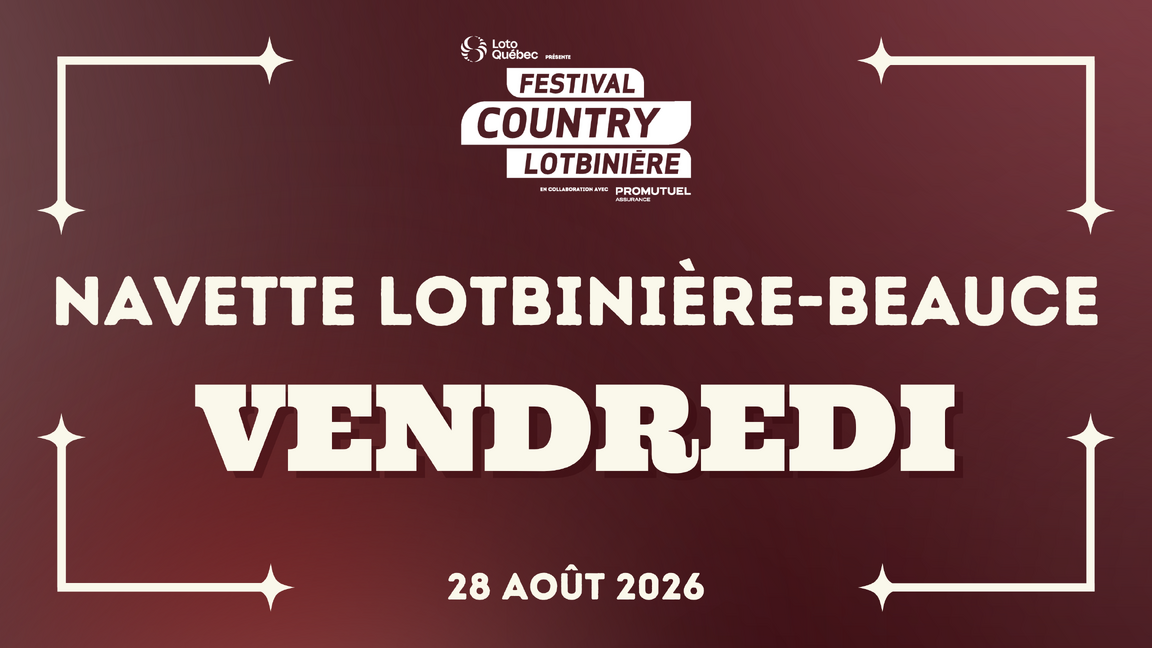 VBUS | Navette Lotbinière-Beauce | VENDREDI