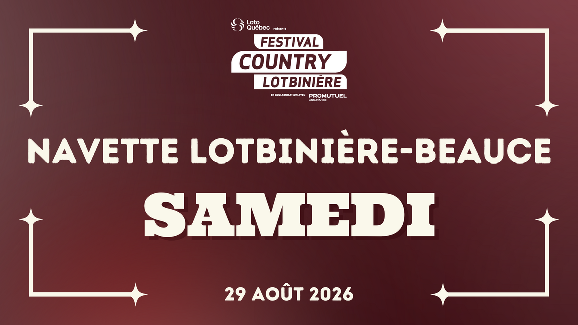 VBUS | Navette Lotbinière-Beauce | SAMEDI