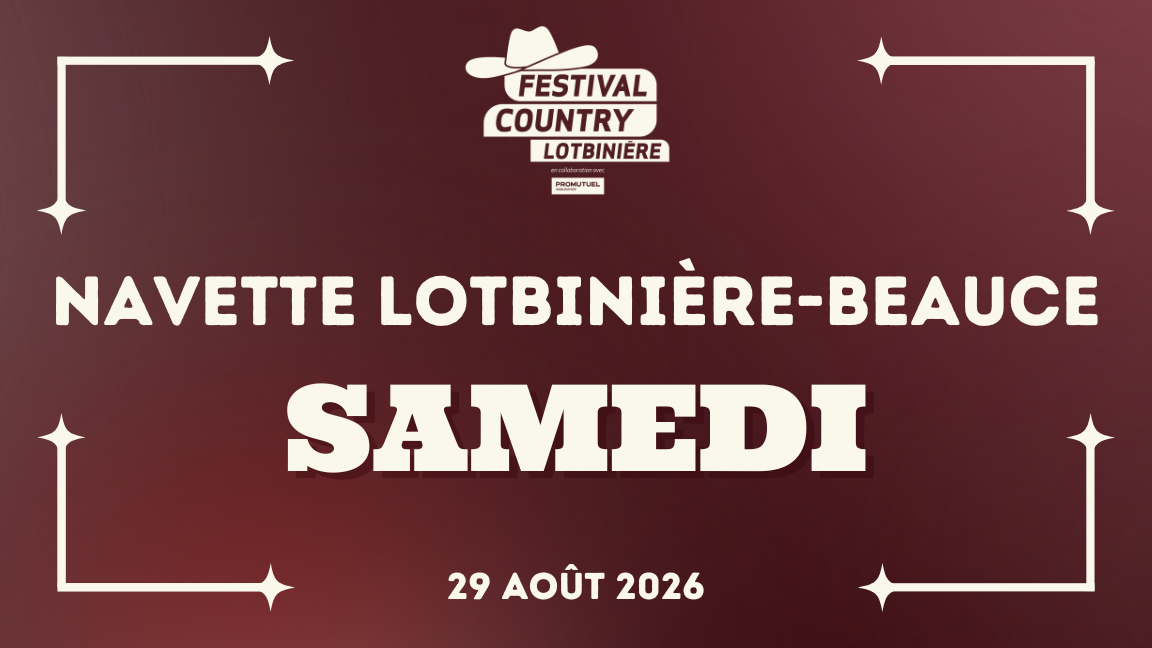VBUS | Navette Lotbinière-Beauce | SAMEDI