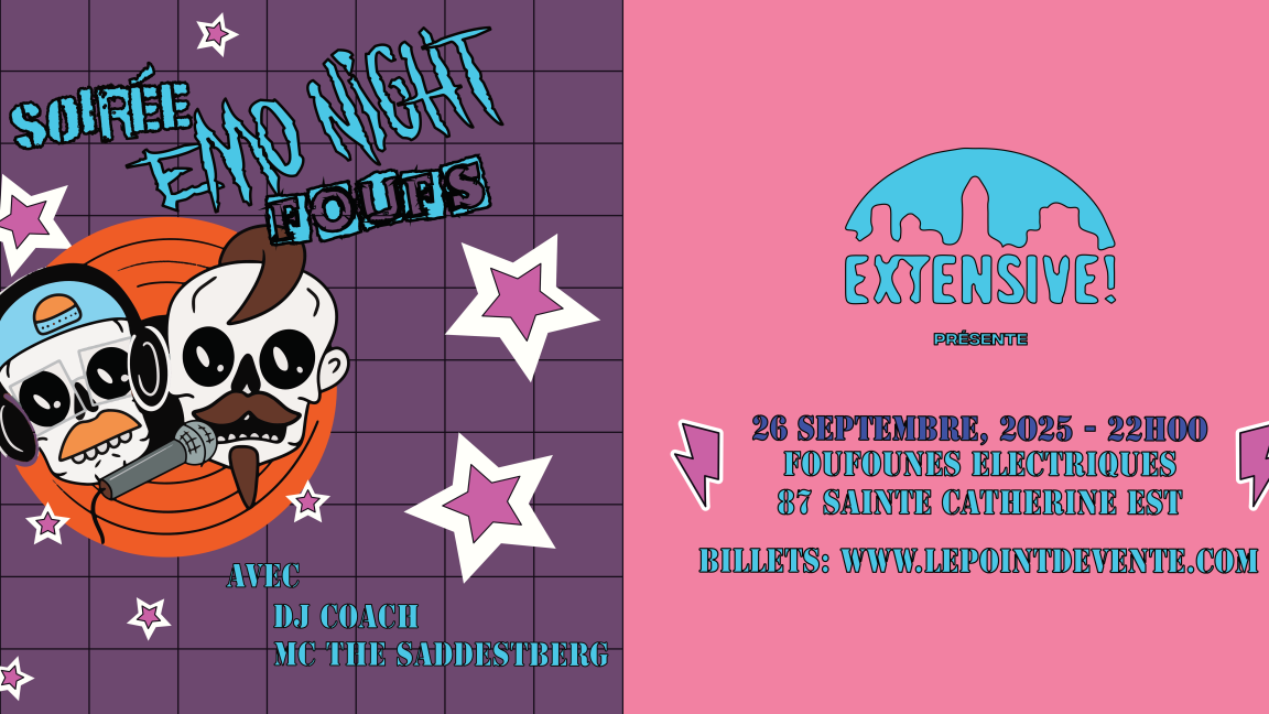 Soirée Emo Foufounes Emo Night