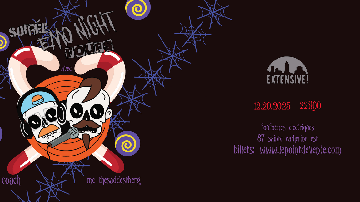 Soirée Emo Foufounes Emo Night