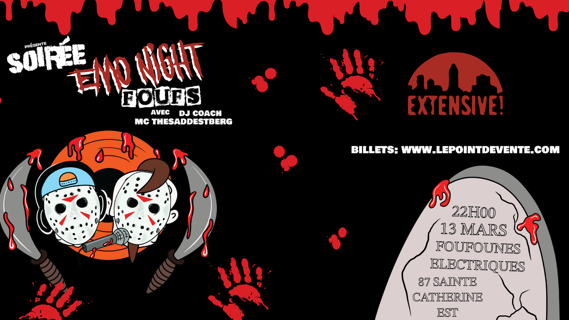 Soirée Emo Foufounes Emo Night