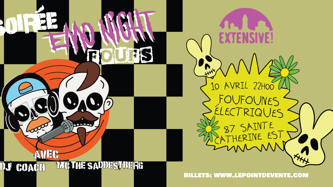 Soirée Emo Foufounes Emo Night