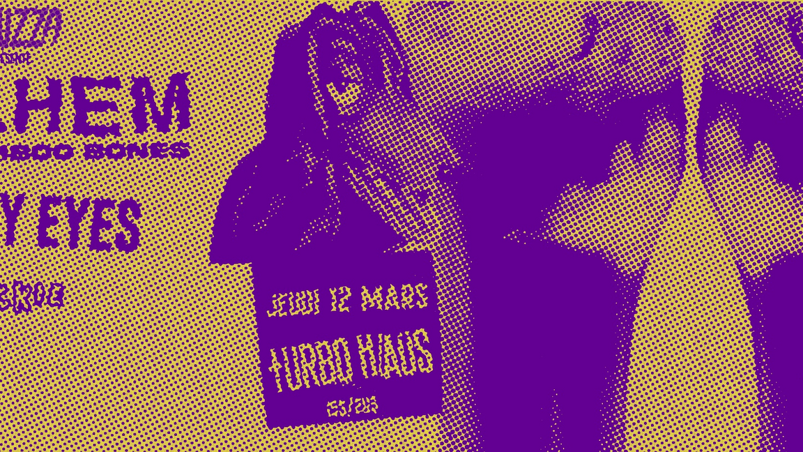 Guilhem & The Bamboo Bones + Blurry Eyes + Brickie @ Turbo Haus - 12 Mars 2026